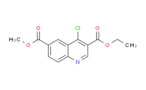 CAS No. 1018128-03-4, 3-Ethyl 6-methyl 4-chloroquinoline-3,6-dicarboxylate