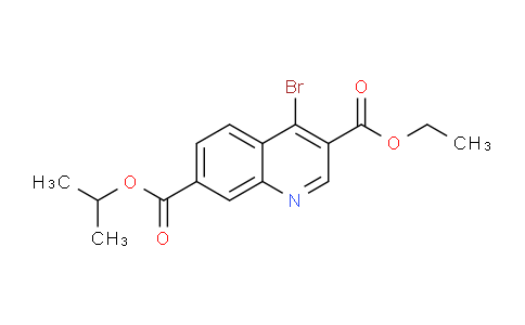 CAS No. 1378259-40-5, 3-Ethyl 7-isopropyl 4-bromoquinoline-3,7-dicarboxylate