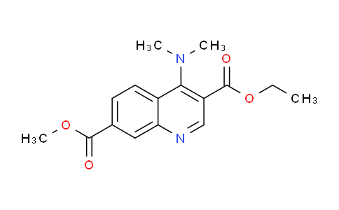 CAS No. 1171523-92-4, 3-Ethyl 7-methyl 4-(dimethylamino)quinoline-3,7-dicarboxylate