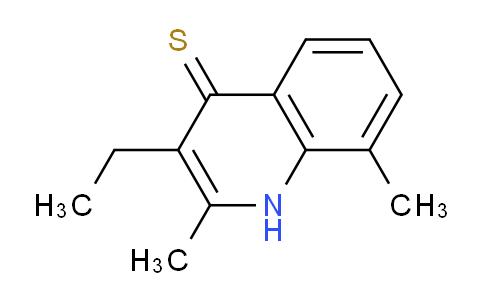 CAS No. 332150-10-4, 3-Ethyl-2,8-dimethylquinoline-4(1H)-thione