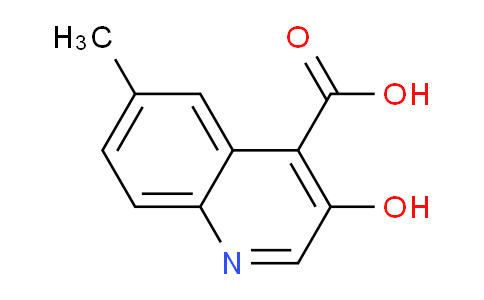 CAS No. 854860-35-8, 3-Hydroxy-6-methylquinoline-4-carboxylic acid