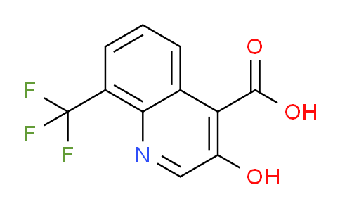CAS No. 924633-55-6, 3-Hydroxy-8-(trifluoromethyl)quinoline-4-carboxylic acid