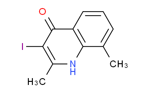 CAS No. 1330754-02-3, 3-Iodo-2,8-dimethylquinolin-4(1H)-one
