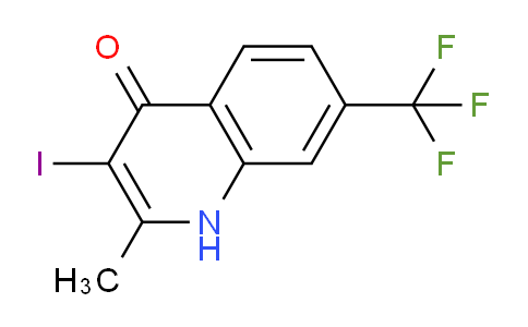 CAS No. 1330750-79-2, 3-Iodo-2-methyl-7-(trifluoromethyl)quinolin-4(1H)-one