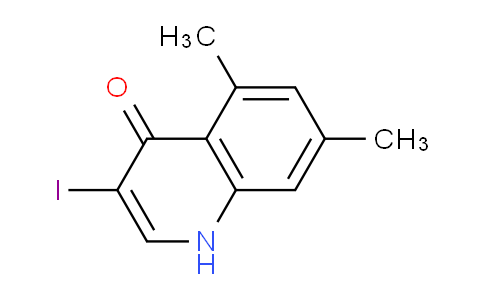CAS No. 1330750-83-8, 3-Iodo-5,7-dimethylquinolin-4(1H)-one