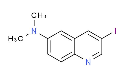 CAS No. 1823365-67-8, 3-Iodo-N,N-dimethylquinolin-6-amine