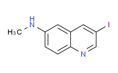 CAS No. 1823870-46-7, 3-Iodo-N-methylquinolin-6-amine