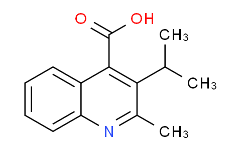 CAS No. 1281247-46-8, 3-Isopropyl-2-methylquinoline-4-carboxylic acid