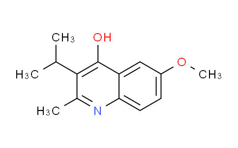 CAS No. 1285051-95-7, 3-Isopropyl-6-methoxy-2-methylquinolin-4-ol