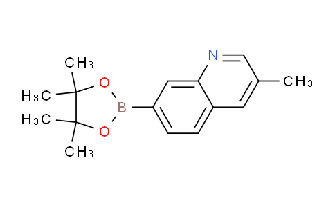 CAS No. 1429790-76-0, 3-Methyl-7-(4,4,5,5-tetramethyl-1,3,2-dioxaborolan-2-yl)quinoline