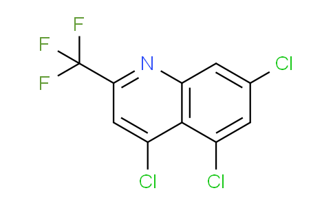 CAS No. 175203-41-5, 4,5,7-Trichloro-2-(trifluoromethyl)quinoline