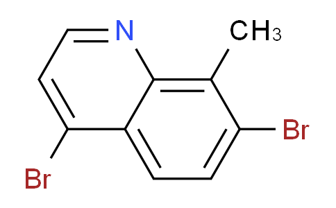 CAS No. 1189105-53-0, 4,7-Dibromo-8-methylquinoline