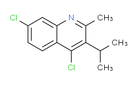 CAS No. 1708274-91-2, 4,7-Dichloro-3-isopropyl-2-methylquinoline