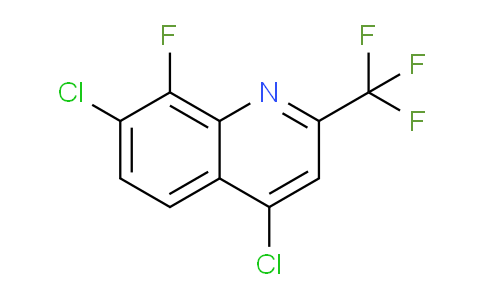 CAS No. 1150164-86-5, 4,7-Dichloro-8-fluoro-2-(trifluoromethyl)quinoline
