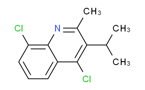 CAS No. 1343146-39-3, 4,8-Dichloro-3-isopropyl-2-methylquinoline