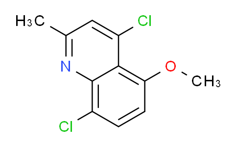 CAS No. 1206-61-7, 4,8-Dichloro-5-methoxy-2-methylquinoline