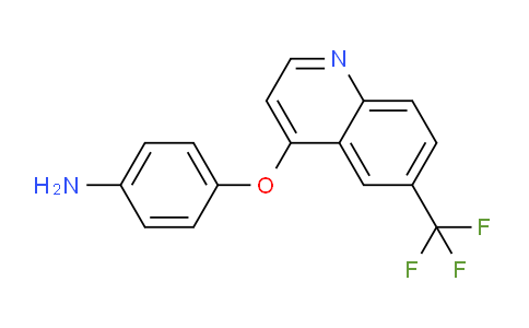 CAS No. 1315350-66-3, 4-((6-(Trifluoromethyl)quinolin-4-yl)oxy)aniline