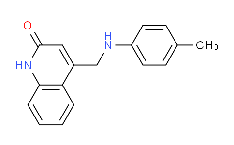 CAS No. 333984-13-7, 4-((p-Tolylamino)methyl)quinolin-2(1H)-one