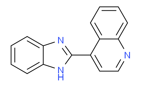 CAS No. 31704-11-7, 4-(1H-Benzo[d]imidazol-2-yl)quinoline