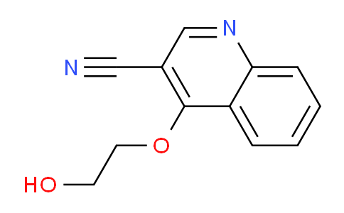 CAS No. 1156318-36-3, 4-(2-Hydroxyethoxy)quinoline-3-carbonitrile
