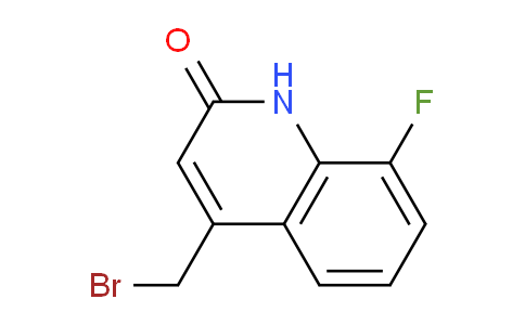 CAS No. 176912-29-1, 4-(Bromomethyl)-8-fluoroquinolin-2(1H)-one