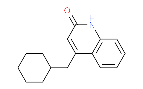 CAS No. 1201632-79-2, 4-(Cyclohexylmethyl)quinolin-2(1H)-one