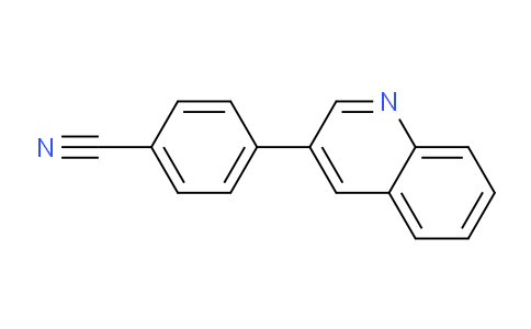 CAS No. 57479-26-2, 4-(Quinolin-3-yl)benzonitrile