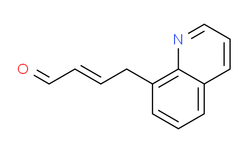 CAS No. 1824830-26-3, 4-(Quinolin-8-yl)but-2-enal