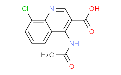 MC689086 | 1352507-70-0 | 4-Acetamido-8-chloroquinoline-3-carboxylic acid