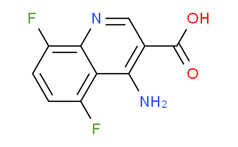 CAS No. 1242260-55-4, 4-Amino-5,8-difluoroquinoline-3-carboxylic acid