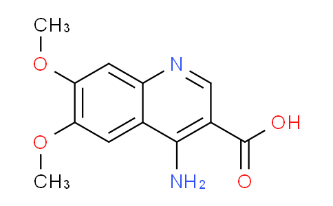 CAS No. 1279216-52-2, 4-Amino-6,7-dimethoxyquinoline-3-carboxylic acid