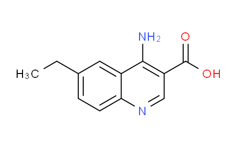 CAS No. 1242260-53-2, 4-Amino-6-ethylquinoline-3-carboxylic acid