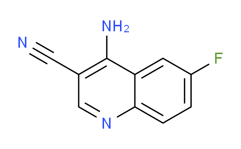 CAS No. 1146293-12-0, 4-Amino-6-fluoroquinoline-3-carbonitrile