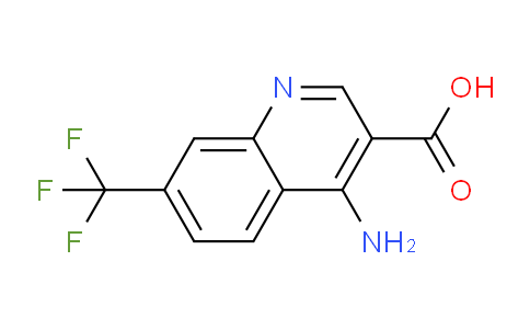CAS No. 1210338-66-1, 4-Amino-7-(trifluoromethyl)quinoline-3-carboxylic acid