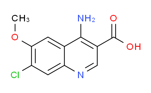 CAS No. 1315372-68-9, 4-Amino-7-chloro-6-methoxyquinoline-3-carboxylic acid