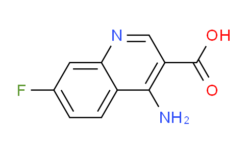 CAS No. 1242260-40-7, 4-Amino-7-fluoroquinoline-3-carboxylic acid