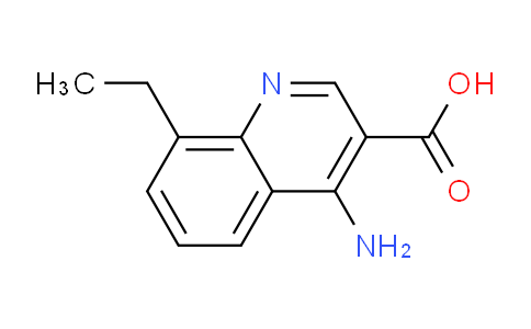 CAS No. 113515-74-5, 4-Amino-8-ethylquinoline-3-carboxylic acid