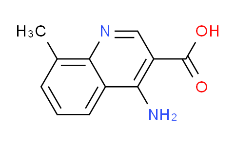 CAS No. 1234857-01-2, 4-Amino-8-methylquinoline-3-carboxylic acid