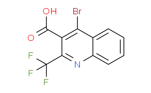 CAS No. 587886-11-1, 4-Bromo-2-(trifluoromethyl)quinoline-3-carboxylic acid