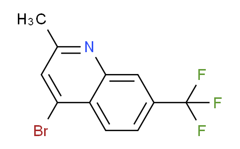 CAS No. 1070879-57-0, 4-Bromo-2-methyl-7-(trifluoromethyl)quinoline