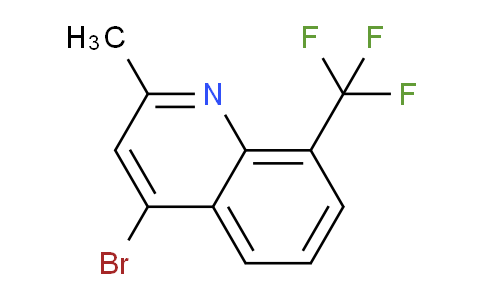CAS No. 1070879-58-1, 4-Bromo-2-methyl-8-(trifluoromethyl)quinoline