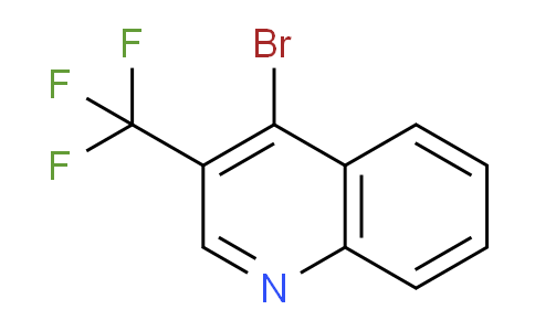 CAS No. 590371-97-4, 4-Bromo-3-(trifluoromethyl)quinoline