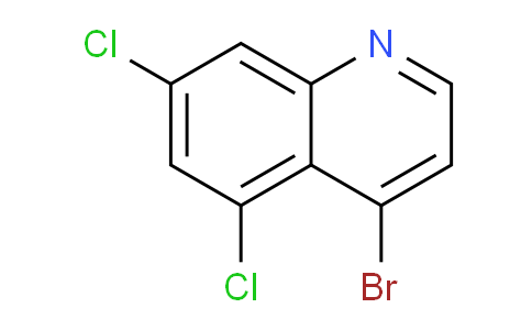 CAS No. 203261-25-0, 4-Bromo-5,7-dichloroquinoline