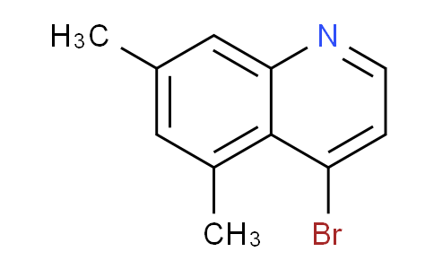 CAS No. 1070879-33-2, 4-Bromo-5,7-dimethylquinoline