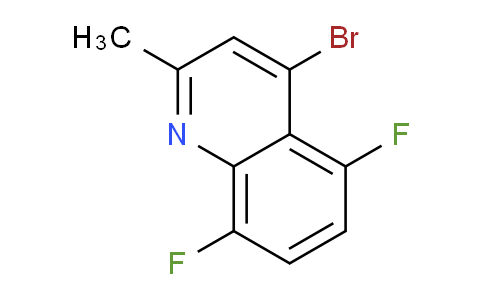 CAS No. 1189105-80-3, 4-Bromo-5,8-difluoro-2-methylquinoline