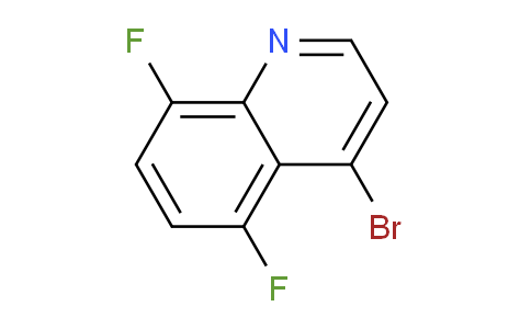 CAS No. 1189106-41-9, 4-Bromo-5,8-difluoroquinoline