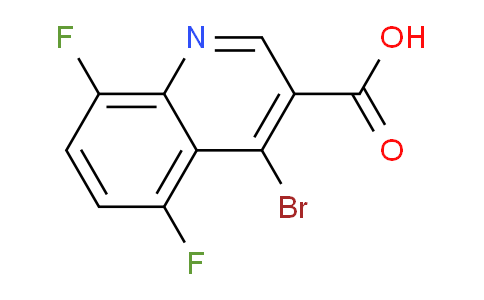 CAS No. 1378255-35-6, 4-Bromo-5,8-difluoroquinoline-3-carboxylic acid