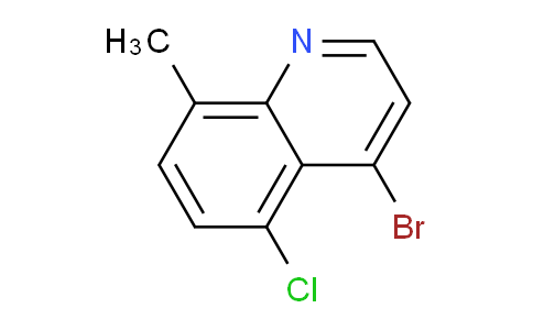 CAS No. 1070879-41-2, 4-Bromo-5-chloro-8-methylquinoline