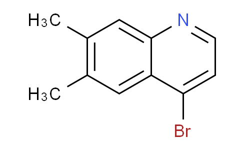 CAS No. 1070879-35-4, 4-Bromo-6,7-dimethylquinoline