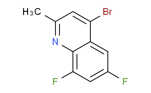 CAS No. 1189106-86-2, 4-Bromo-6,8-difluoro-2-methylquinoline